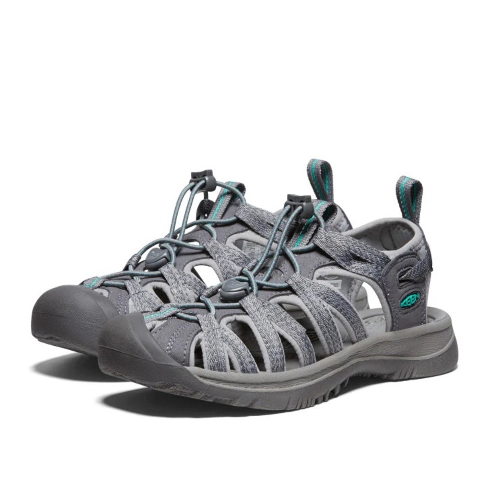 Women’s KEEN Whisper Hiking Sandals Shoes Gray Size 10